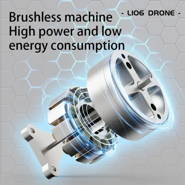 L106 MAX Mini Drone GPS Profesional 8K HD Camera 360° Obstacle Avoidance Follow Me Brushless Optical Flow Foldable Quadcopter - Image 6