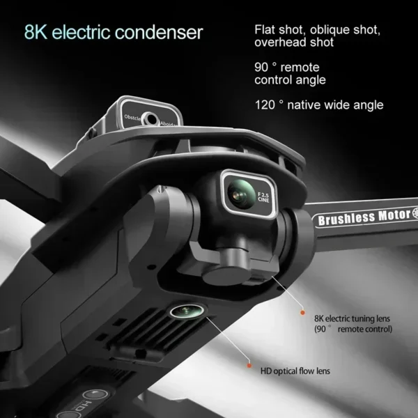 For XIAOMI Original V168 GPS Drone Professional 8K HD Aerial Photography Dual-Camera Omnidirectional Obstacle Avoidance Dron toy - Image 5