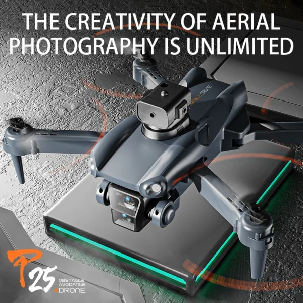 KBDFA P25 Drone 4K 8K HD Camera Aerial Photography Foldable RC Quadcopter Obstacle Avoidance Mini UAV Remote Control Toys - Image 2