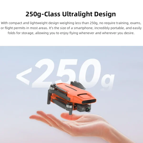 FIMI Mini 3 4K GPS drone with 3-Axis Gimbal 249g 4K/60FPS 48MP 9KM Transmission 64-Min Flight Time Super Night Video Auto Return - Image 3