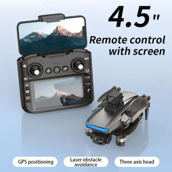 2025 New Hot Selling Q7 Drone Tricopter Head 1080P Version 5G WiFi Obstacle Avoidance Optical Flow Brushless Foldable Quadcopter - Image 6
