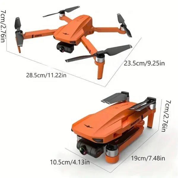 KF102 4K HD GPS Drone with Dual Camera 2-Axis Gimbal Optical Flow WiFi FPV, Foldable Quadcopter Toy for Adults and Kids - Image 3