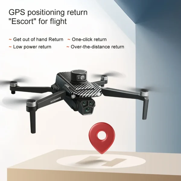 2025 New U99 GPS Drone 4K HD Dual Camera 5G Wifi Quadcopter Automatic Obstacle Avoidance Brushless Foldable Mini Plane Boys Toys - Image 6