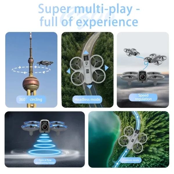 2025 Mini CZ06 Cool Light Drone 4K HD Dual Camera Obstacle Avoidance Optical Flow Aerial Photography Quadcopter Toys Gift Hot - Image 4
