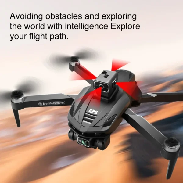New V168 Drone Professinal Three Camera 8K Wide Angle Optical GPS Localization Four-way Obstacle Avoidance Quadcopter For XIAOMI - Image 5
