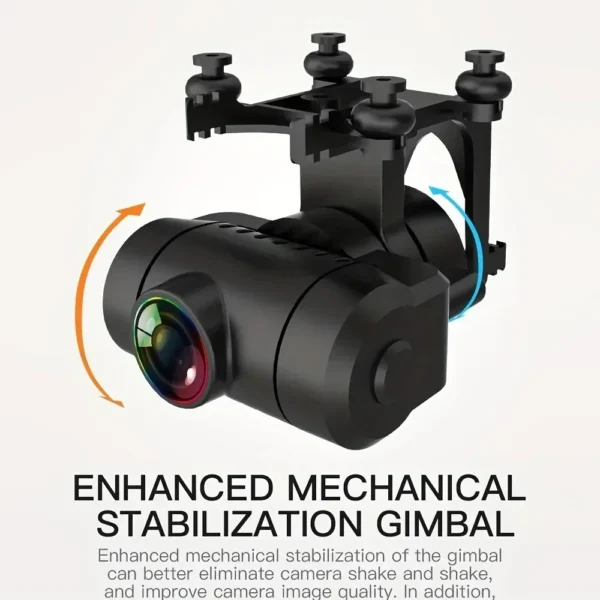 KF102 4K HD GPS Drone with Dual Camera 2-Axis Gimbal Optical Flow WiFi FPV, Foldable Quadcopter Toy for Adults and Kids - Image 5