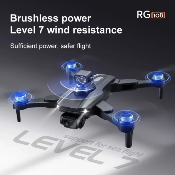 8K Dual Camera Hd 1080P Brushless GPS Drone Motor Automatic Return Foldable Quadcopter Mini 4k UAV Kid Gift Toys Helicopter - Image 5