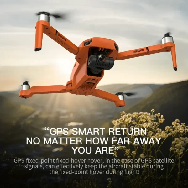 KF102 4K HD GPS Drone with Dual Camera 2-Axis Gimbal Optical Flow WiFi FPV, Foldable Quadcopter Toy for Adults and Kids - Image 2