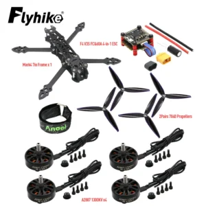 MARK4 7inch Carbon Fiber Frame A2807 1300KV Brushless Motor 7inch propeller 7inch Drone Set Long Range Drone