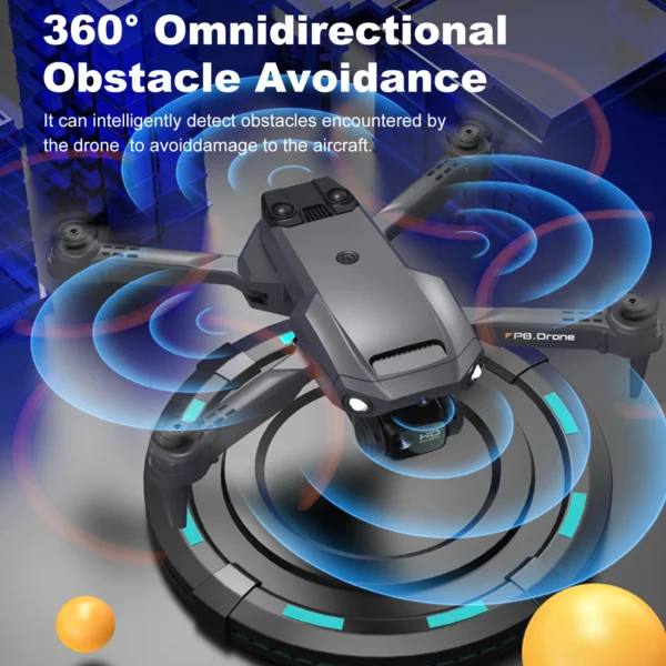 P8 RC Drone with Camera 4K Dual Camera RC Quadcopter with Function 4 Sided Obstacle Avoidance Waypoint Flight Gesture Control - Image 4