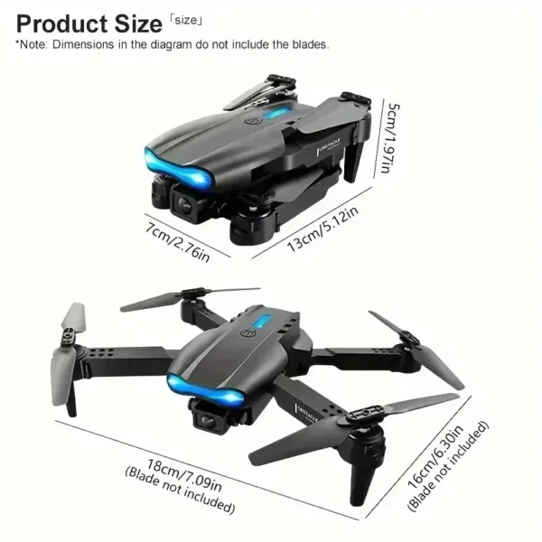 New E99Pro RC Drone 4K Professinal With 1080P Wide Angle HD Camera Foldable Helicopter WIFI FPV Height Hold Gift Toy - Image 6