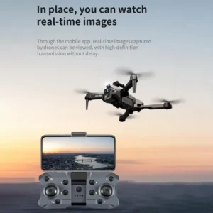Optical Flow Hover Drone Foldable Easy Height Control Drone 4k Camera Brushless Motor Drone with Obstacle Avoidance for Kids