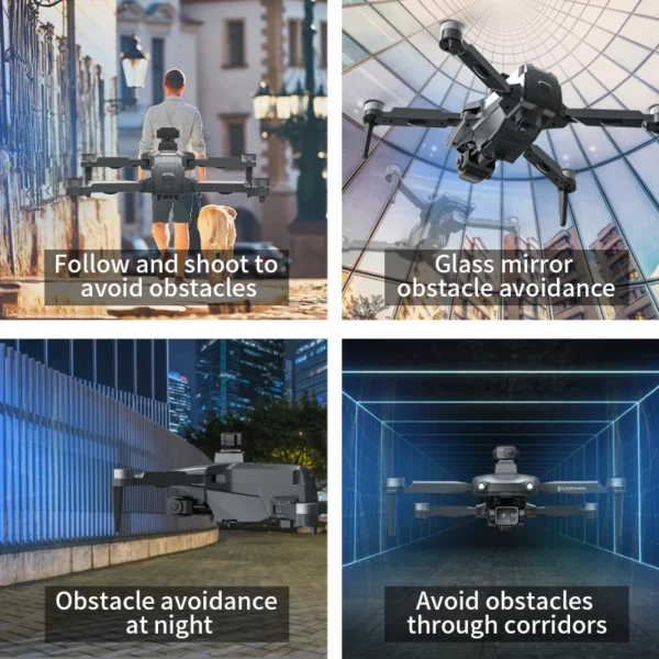 2025 New L600 PRO MAX GPS Drone 5KM 4K Professional HD Dual Camera 3-Axis Gimbal 360 Obstacle Avoidance Brushless Quadcopter Toy - Image 5