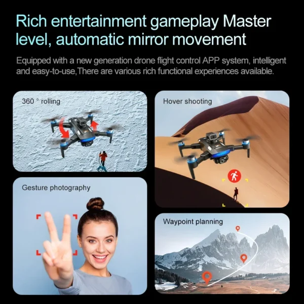M6 Drone For Xiaomi 8K Pro with 5G WIFI FPV 4K HD Camera Screen Remote Control for Professional Aerial Shots RC Children's Toys - Image 4
