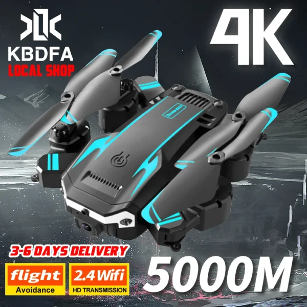 KBDFA New G6 Professional Foldable Quadcopter Aerial Drone S6 HD Camera GPS RC Helicopter FPV WIFI Obstacle Avoidance Toy Gifts