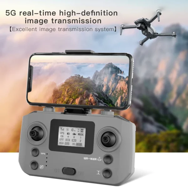 2025 New L600 PRO MAX GPS Drone 5KM 4K Professional HD Dual Camera 3-Axis Gimbal 360 Obstacle Avoidance Brushless Quadcopter Toy - Image 6