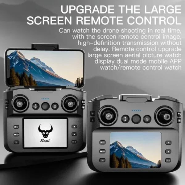 SG901 Pro Drone With Screen Controlled Professional 4K HD Dual Camera Intelligent Obstacle Avoidance RC Quadcopter FPV Dron Toy - Image 3