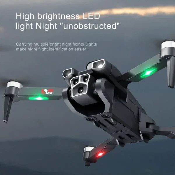 S151 Mini Rc Drone 4K Profesional With ESC Three HD Camera Intelligent Obstacle Avoidance Drone RC Plane Brushless Motor Drones - Image 2
