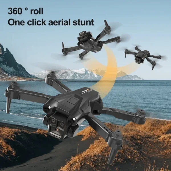 2025 New M4 RC Drone 4K Professinal With Wide Angle Triple HD Camera Foldable RC Helicopter WIFI FPV Height Hold Toys Drone - Image 5