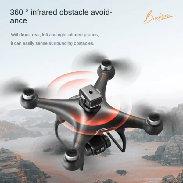 S116 MAX Drone Professional with 3 Batteries 8K Dual Camera Optical Flow Brushless 360° Obstacle Avoidance WIFI FPV RC Dron Toys - Image 4