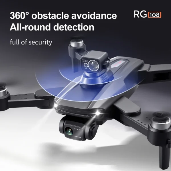 8K Dual Camera Hd 1080P Brushless GPS Drone Motor Automatic Return Foldable Quadcopter Mini 4k UAV Kid Gift Toys Helicopter - Image 4