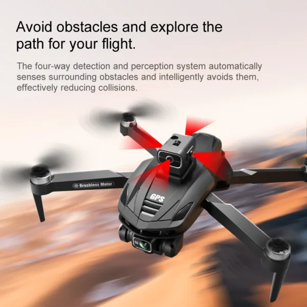 For Xiaomi V168GPS Drone 8K 5G HD Aerial Photography Dual-Camera Omnidirectional Obstacle Brushless Avoidance Quadcopter Toys - Image 5