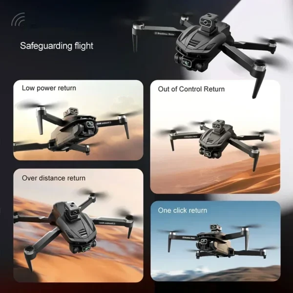 For XIAOMI Original V168 GPS Drone Professional 8K HD Aerial Photography Dual-Camera Omnidirectional Obstacle Avoidance Dron toy - Image 3