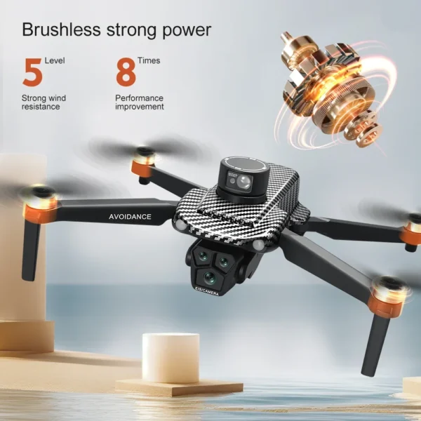 2025 New U99 GPS Drone 4K HD Dual Camera 5G Wifi Quadcopter Automatic Obstacle Avoidance Brushless Foldable Mini Plane Boys Toys - Image 3