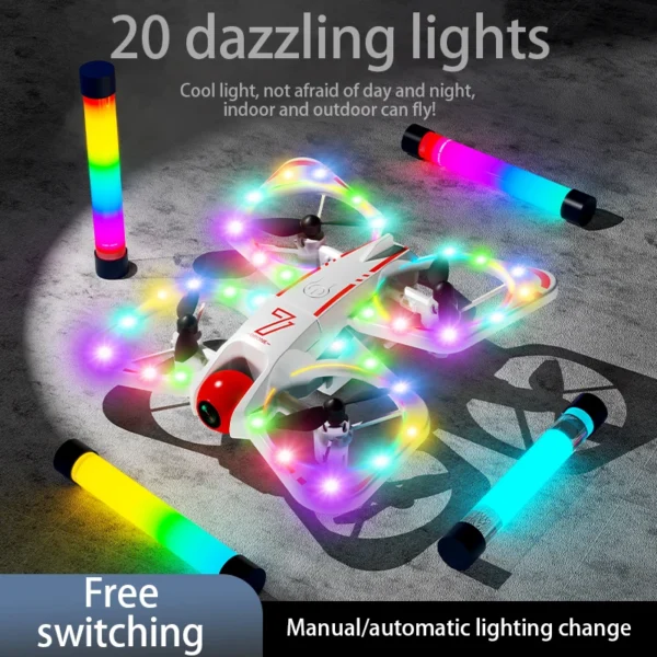 CZ07 RC 4K Drone UAV WIFI GPS Gesture LED Lights Professional Aerial Photography Aircraft APP Remote Control Aircraft Kids Toys - Image 2