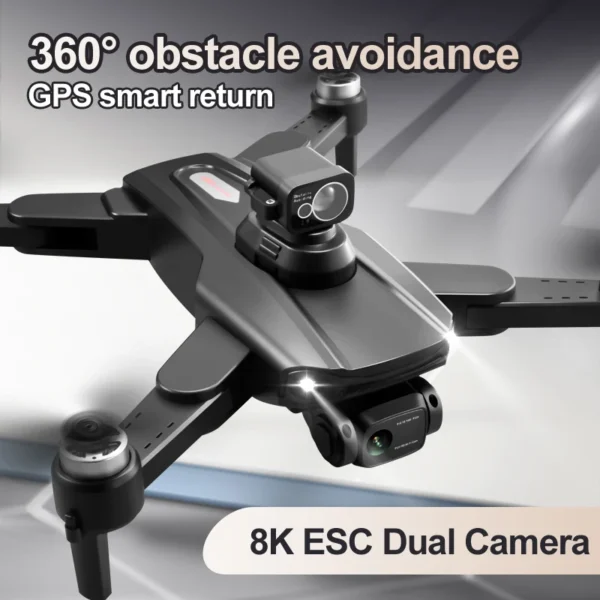 8K Dual Camera Hd 1080P Brushless GPS Drone Motor Automatic Return Foldable Quadcopter Mini 4k UAV Kid Gift Toys Helicopter