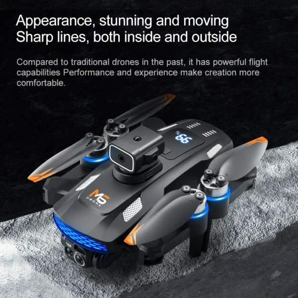 M6 Drone Professional 8K Camera Drone 5G WIFI FPV UAV With screen remote control RC Dron avoidance Aerial Quadcopter For Xiaomi - Image 6