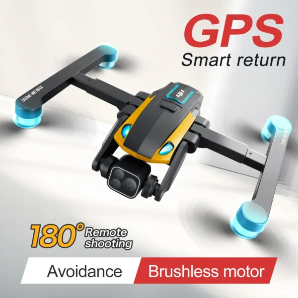 M8 Pro Drone Quadcopter Remote Control Handle Four Axis Aircraft HD 6K Photography UAV Altitude Fixation Helicopter Toys - Image 3
