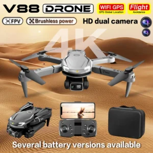 2025 NEW V88 Drone 8K GPS Professional HD Aerial Photography Dual Camera Folding Remote Control Aircraft Quadcopter For Xiaomi