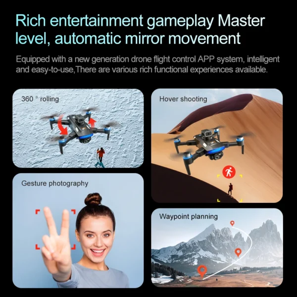 New M6 Drone 8K Professional For Xiaomi 4K Camera Drones 5G WIFI FPV Video UAV large screen remote control RC Dron Quadcopter - Image 6