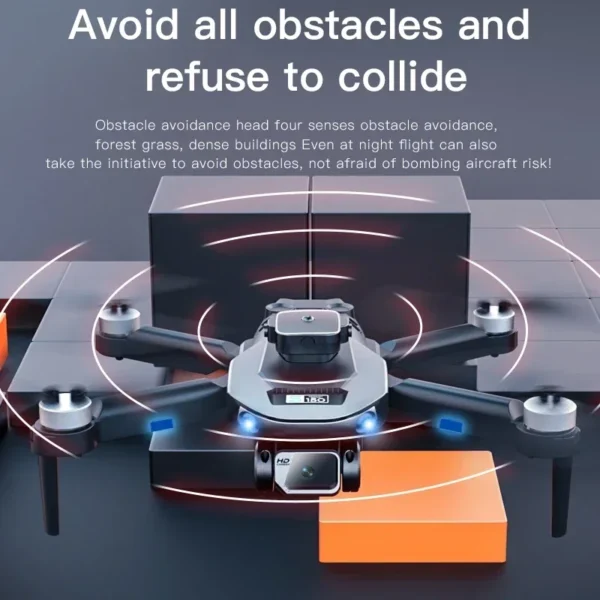 New S150 Drone Brushless Dual Camera HD Optical Flow 4-Sided Obstacle Avoidance Electrically Adjustable Children's Drone Toy - Image 3