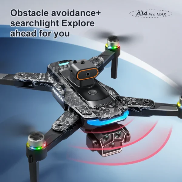 Xiaomi Mijia A14Pro max GPS Brushless 8K three Camera Optical Flow Obstacle Avoidance Foldable Quadcopter RC Distance Drone Toys - Image 4