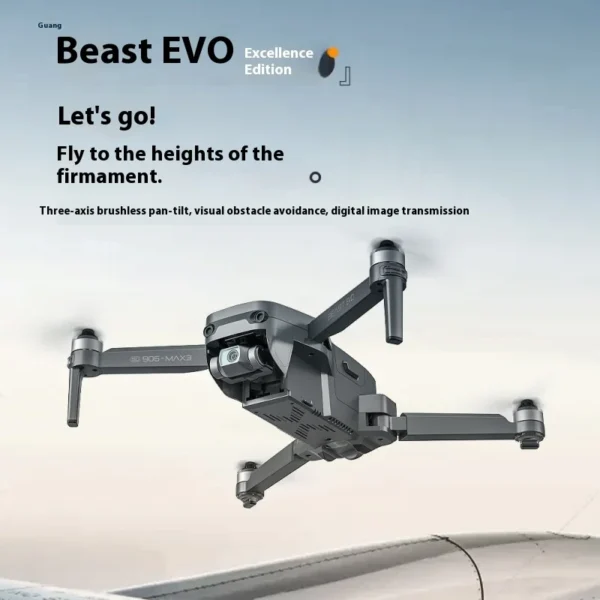SG906MAX3 Pro Drone Brushless Gimbal Digital FPV Long Range 60min Flight Professional Aerial Photography EVO Excellence Edition - Image 2