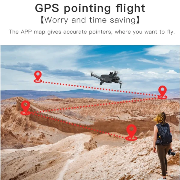 2025 New L600 PRO MAX GPS Drone 5KM 4K Professional HD Dual Camera 3-Axis Gimbal 360 Obstacle Avoidance Brushless Quadcopter Toy - Image 4