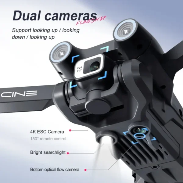 2025 GPS i3 Pro Drone 4K HD Dual ESC Camera Optical Flow Positioning Obstacle Avoidance Foldable Quadcopter RC Dron Toys Gift - Image 6