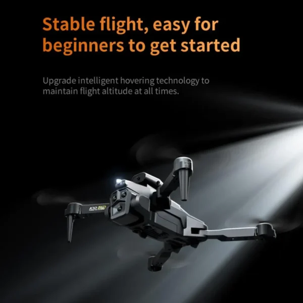 Optical Flow Hover Drone Foldable Easy Height Control Drone 4k Camera Brushless Motor Drone with Obstacle Avoidance for Kids - Image 2