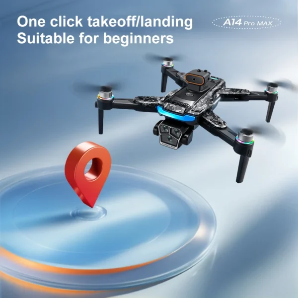 Xiaomi Mijia A14Pro max GPS Brushless 8K three Camera Optical Flow Obstacle Avoidance Foldable Quadcopter RC Distance Drone Toys - Image 3