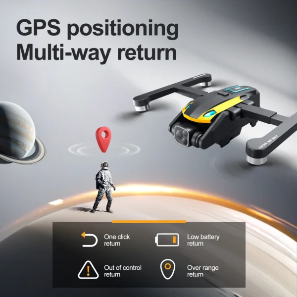 M8 Pro Drone Quadcopter Remote Control Handle Four Axis Aircraft HD 6K Photography UAV Altitude Fixation Helicopter Toys - Image 4