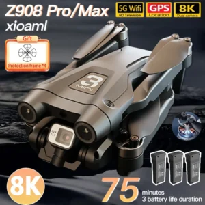 For Xiaomi Z908 Pro /MAX 4K Drone Professional 8K GPS Dron Optical Flow Localization 3sided Obstacle Avoidance Quadcopter Toys