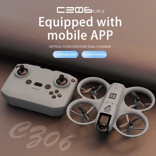 2025 Mini CZ06 Cool Light Drone 4K HD Dual Camera Obstacle Avoidance Optical Flow Aerial Photography Quadcopter Toys Gift Hot - Image 6
