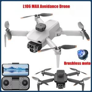 L106 MAX Mini Drone GPS Profesional 8K HD Camera 360° Obstacle Avoidance Follow Me Brushless Optical Flow Foldable Quadcopter