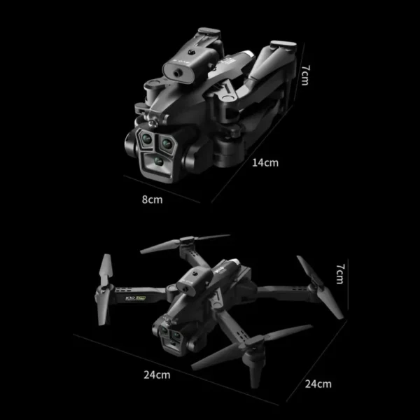 Optical Flow Hover Drone Foldable Easy Height Control Drone 4k Camera Brushless Motor Drone with Obstacle Avoidance for Kids - Image 6