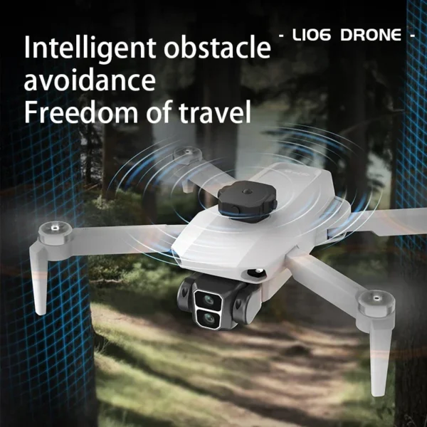 L106 MAX Mini Drone GPS Profesional 8K HD Camera 360° Obstacle Avoidance Follow Me Brushless Optical Flow Foldable Quadcopter - Image 2