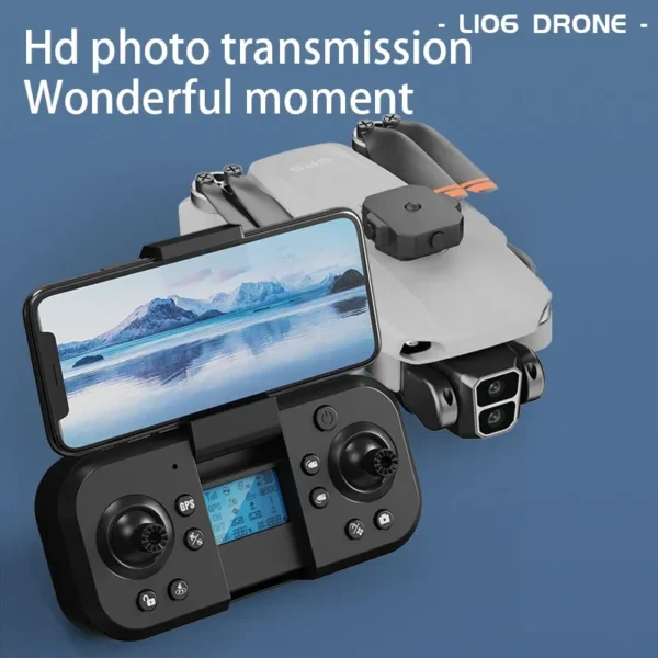 L106 MAX Mini Drone GPS Profesional 8K HD Camera 360° Obstacle Avoidance Follow Me Brushless Optical Flow Foldable Quadcopter - Image 5