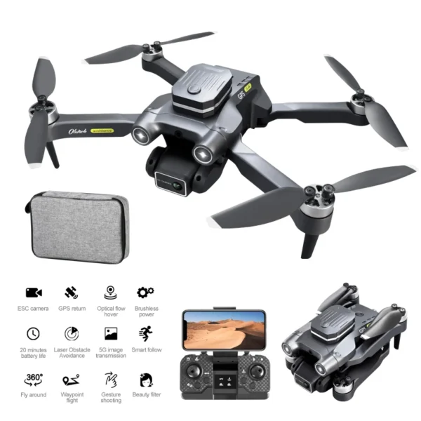 H23 RC Drone Profesional Dual HD Camera Aerial Photography FPV Helicopters Obstacle Avoidance Foldable RC Quadcopter Toys - Image 6