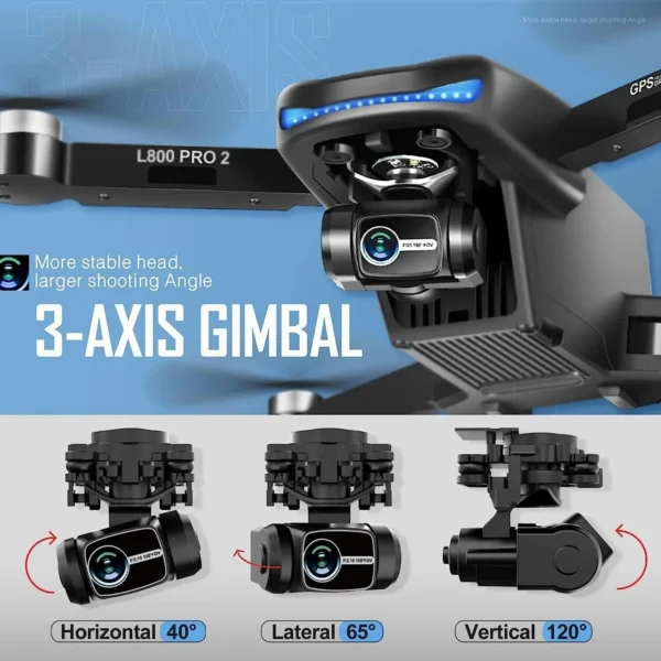 NBD GPS Drone with 4k Camera for Adults 5G WiFi Transmission EIS Technology Gimbal Camera Brushless Motor Professional Drone - Image 2